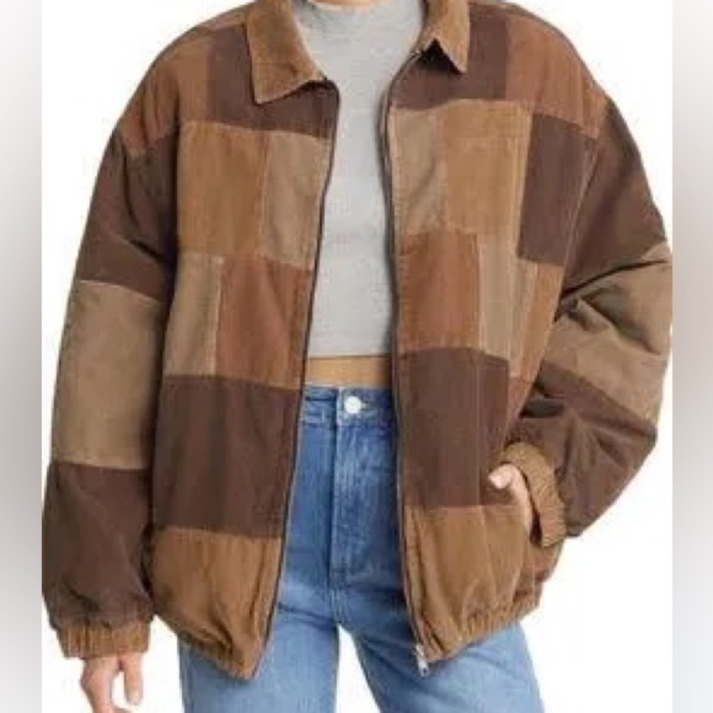 Urban Outfitters BDG patchwork bomber jacket